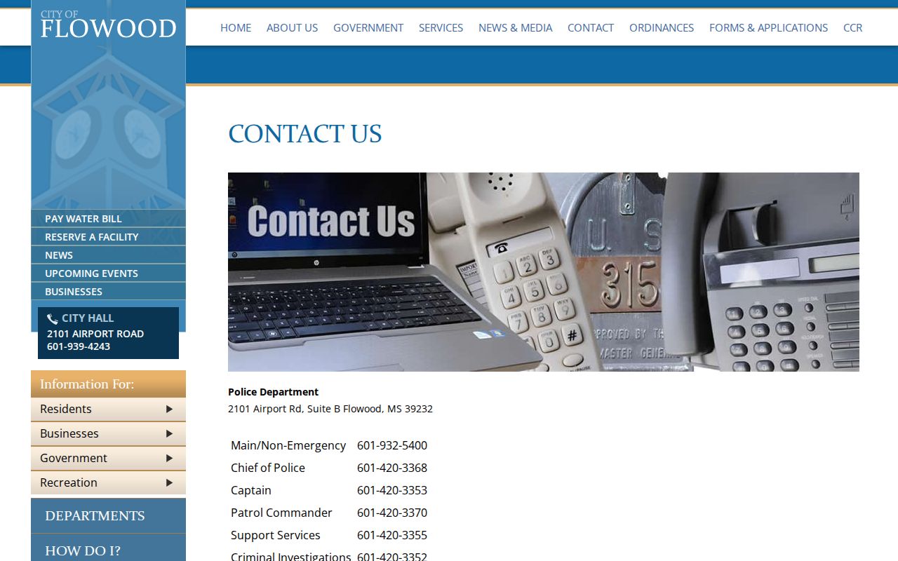 Flowood court records contact and municipal docket request information